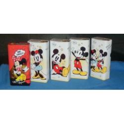 6 blikjes van disney --- mickey en minnie mouse