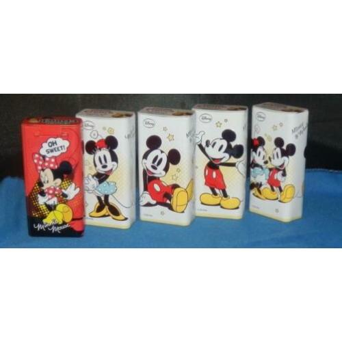 6 blikjes van disney --- mickey en minnie mouse