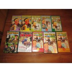 10 x Videobanden van Dik Trom (+ 1DVD)