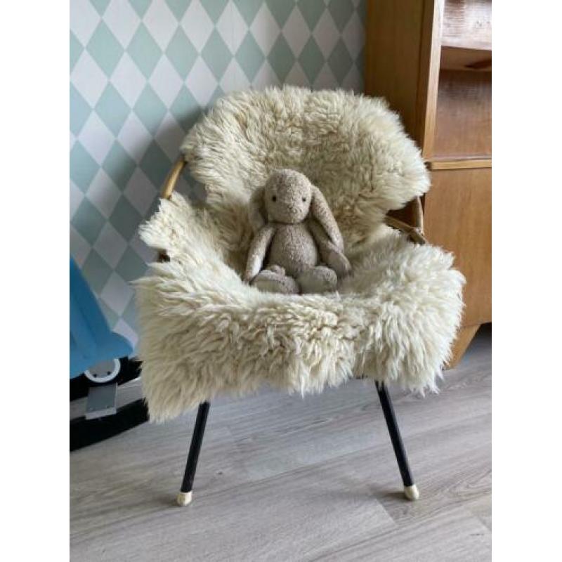 Rotan rieten rohe kinderstoeltje stoeltje vintage retro