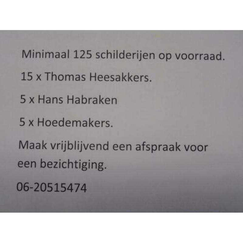 Schilderij stilleven op paneel J Hoedemakers.