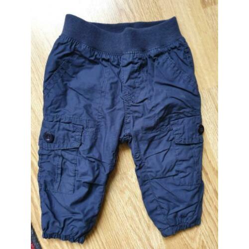 HEMA donkerblauw broekje maat 62 Jongen