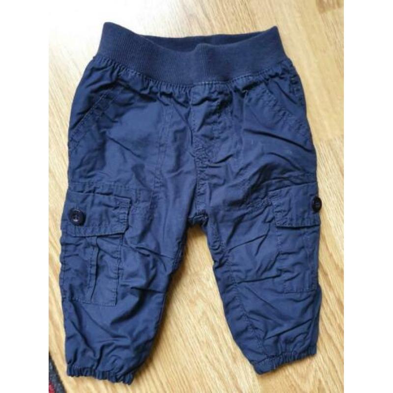 HEMA donkerblauw broekje maat 62 Jongen