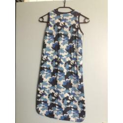 grijs+blauwe legerpint jongens slaapzak 90 cm