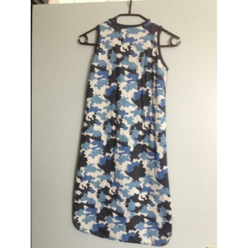 grijs+blauwe legerpint jongens slaapzak 90 cm