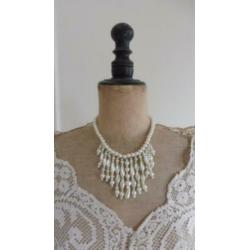 parel collier - oud en stijlvol - brocantgoed -