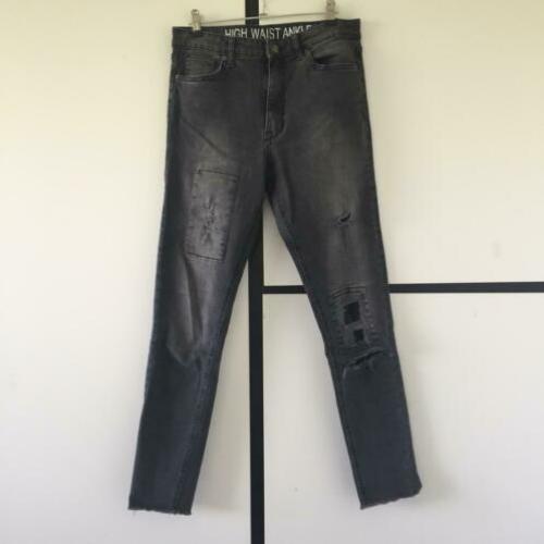 Skinny jeans met scheuren van de H&M in maat s