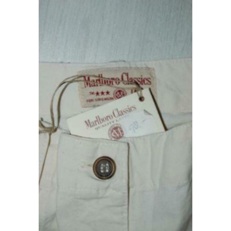 NIEUWE MARLBORO CLASSICS broek, pantalon, 0ff-white, Mt. 36