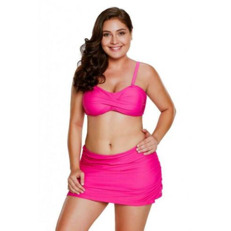 NIEUW!! Dames Bikini Rok 2-Delig (Brisa) Plus Size