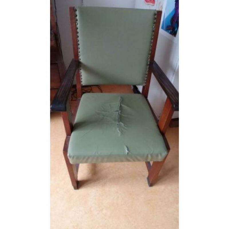 2 oude stoelen jaren '50 Opknap project!
