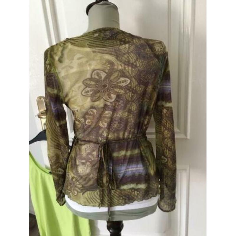Steps tule vestje en Expresso top set maat L lime groen L