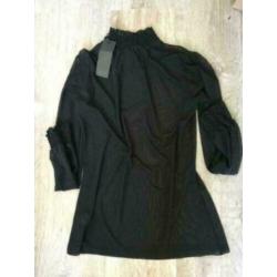 Mesh top zwart maat s