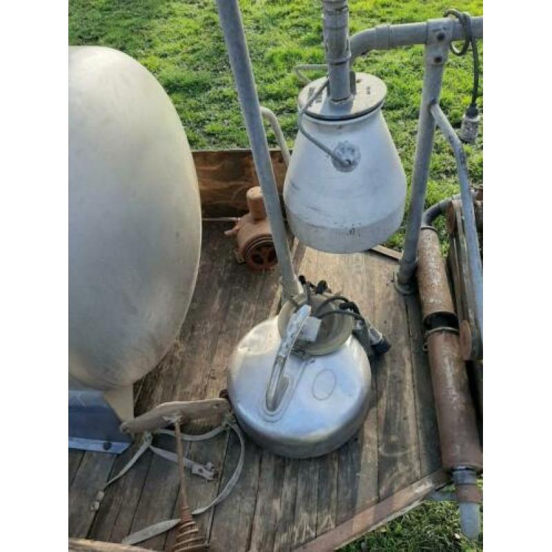 Melkmachine melkwagen melkkar melktank weidetank op aftakas
