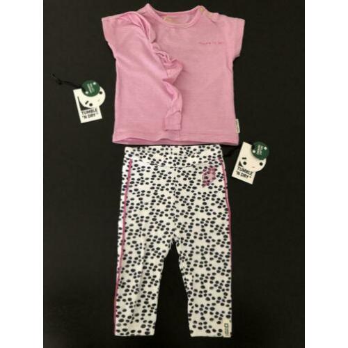 Tumble n dry tnd setje maat 62 meisje zgan
