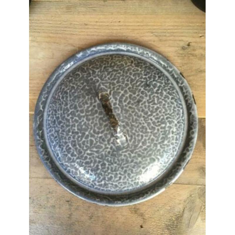 Emaille pan deksel