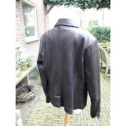 ARMA 44 46 LEREN JAS lamsleer LEER BRUIN blazer jack purdey