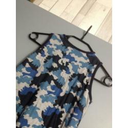 grijs+blauwe legerpint jongens slaapzak 90 cm