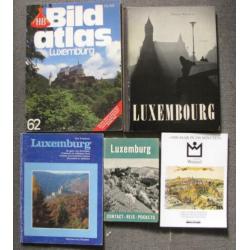 5 leuke boekjes over Luxemburg met foto`s , kaarten enz