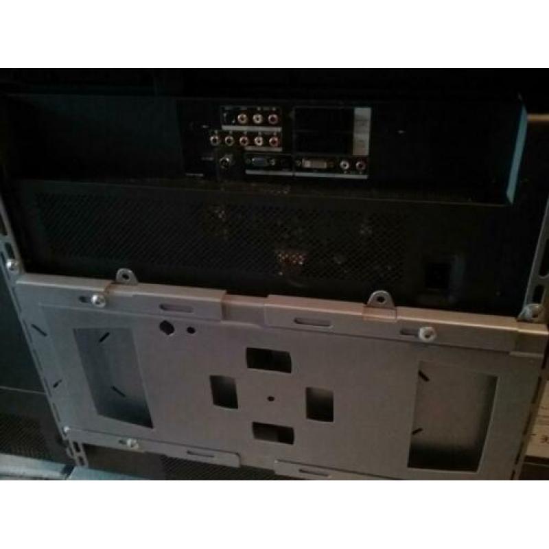 Samsung flatscreen plasma tv, 42 inch, soundbar, werkend