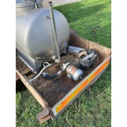 Melkmachine melkwagen melkkar melktank weidetank op aftakas