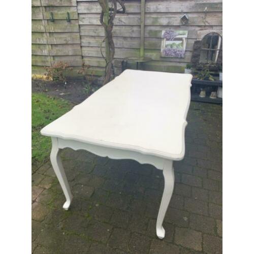 Queen ann tafel brocante eettafel