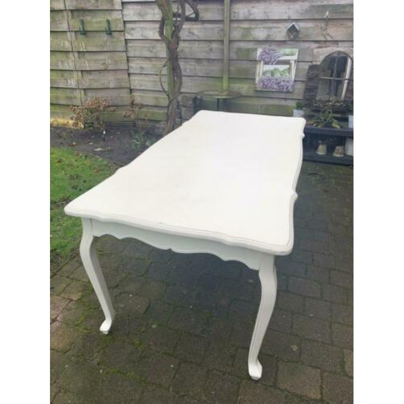 Queen ann tafel brocante eettafel