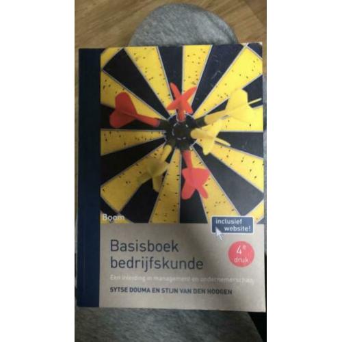 Basisboek Bedrijfskunde, Sytse Douma en Stijn van der Hoogen