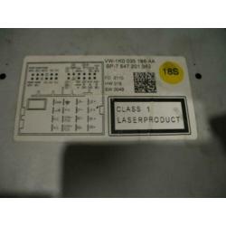 2 DIN autoradio/CD / VW, Scoda en Seat