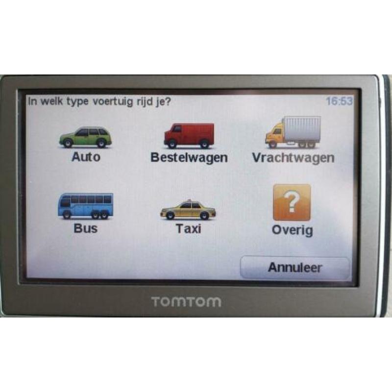 Tomtom one xl vrachtwagens camper auto taxi bus
