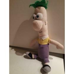 Ferb walt disney knuffel Paars / groen / geel