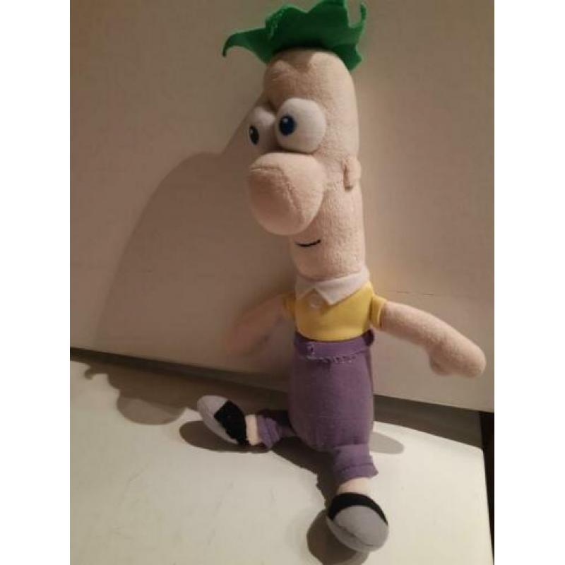 Ferb walt disney knuffel Paars / groen / geel