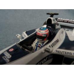 F1 Williams BMW FW22 Jenson Button DEALER uitgave 1:18