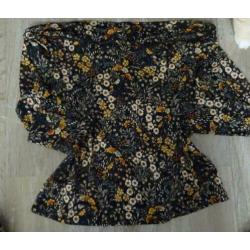 Mesh top zwart maat s