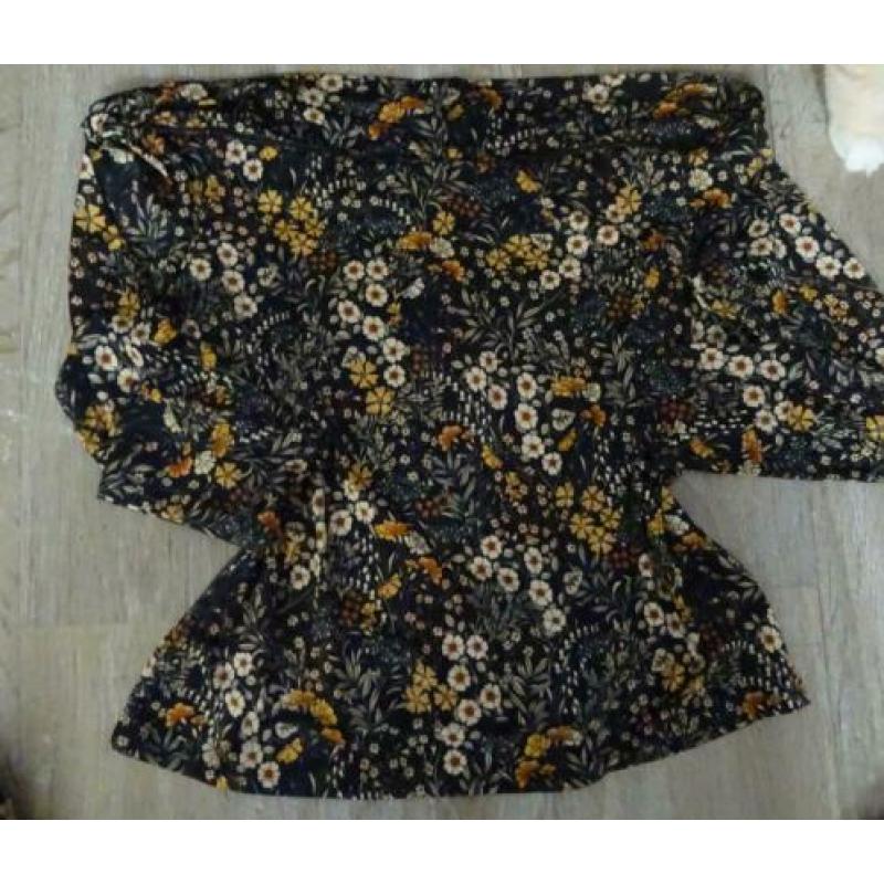 Mesh top zwart maat s
