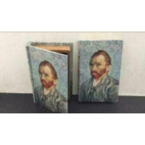 7 x opbergdoos/boek afbeelding van "v. Gogh, Parijs, London"
