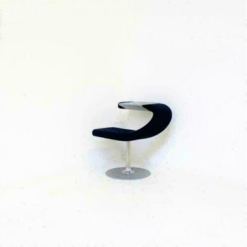 1x Blå Station innovation c fauteuil draaibaar kobalt blauw