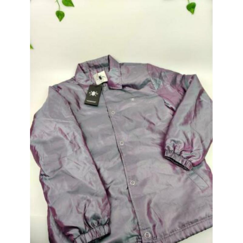 (Maat M) Daily Paper Purple Okavango Coach Bomber Jacket