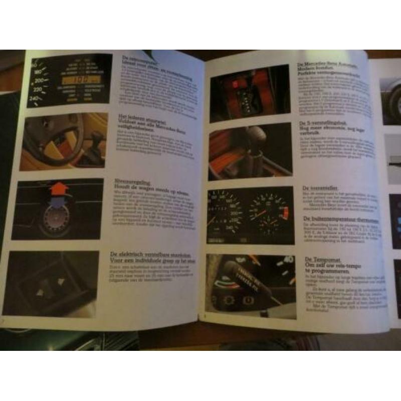 Folder Mercedes-Benz speciale uitrustingen en extra's 1987