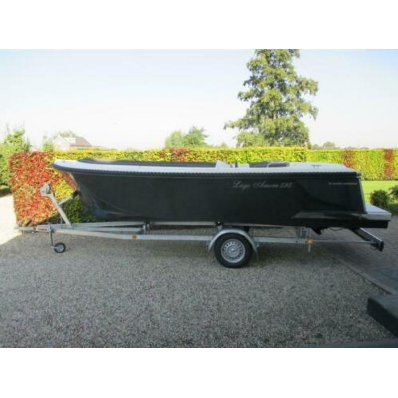 Lago Amore 595 Tender met Suzuki 20pk 4-takt b/b motor.