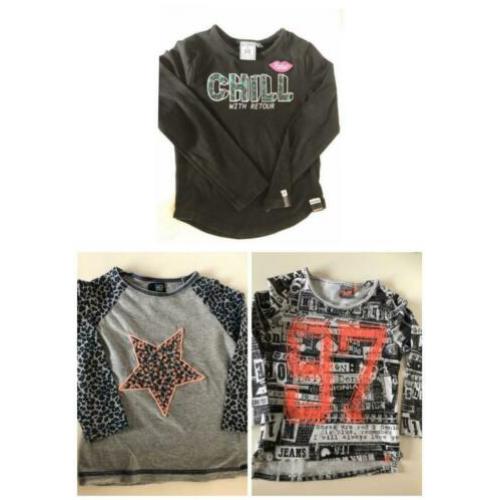 Meisjes shirts diverse merken maat 98