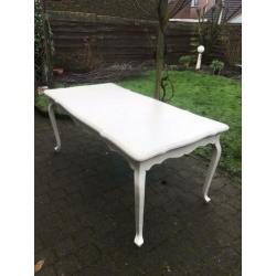 Queen ann tafel brocante eettafel