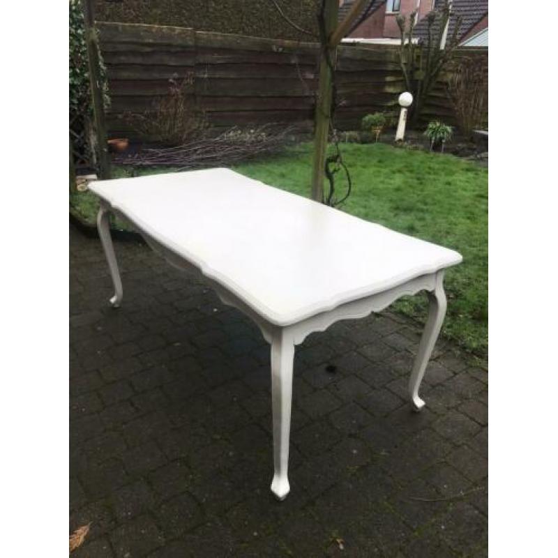 Queen ann tafel brocante eettafel