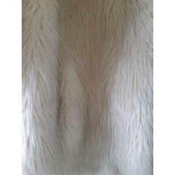 Fake fur jas kort model maat 42