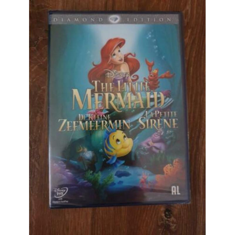 Disney dvd de kleine zeemeermin 1 & 2