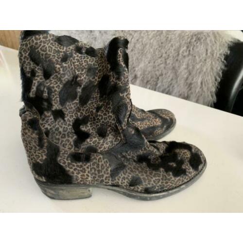 Kop en staart dames laarsjes mt 40 leopard
