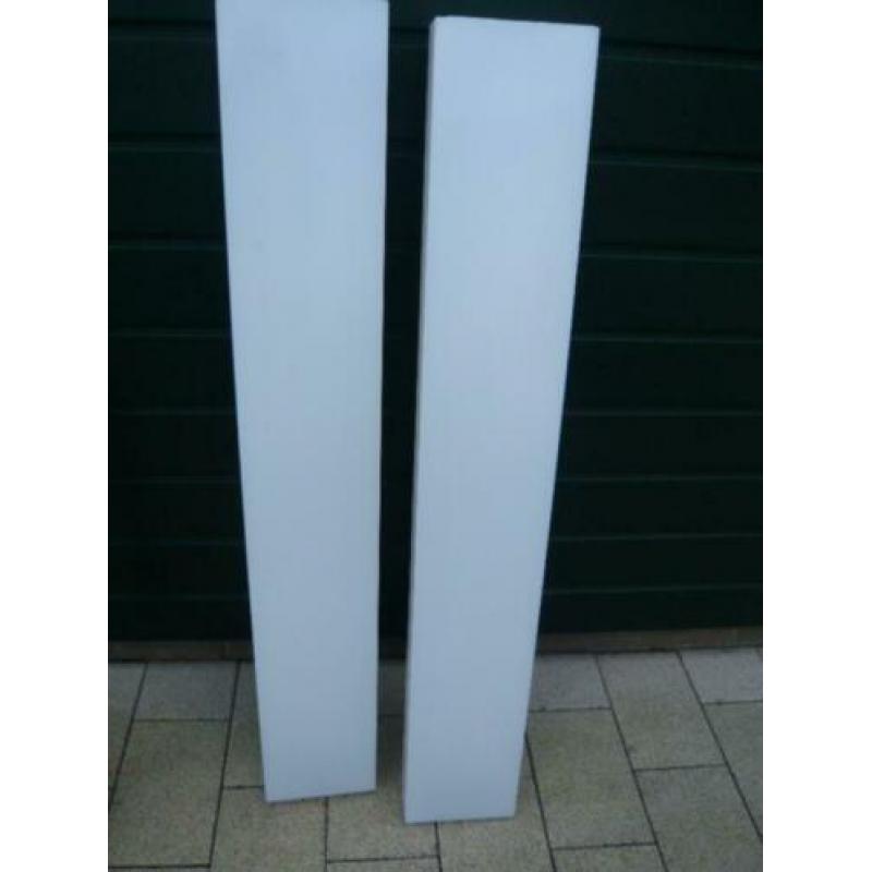 2 tl armaturen met tl balken met kap 128 x 20 cm