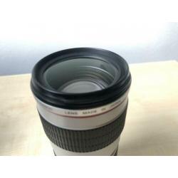 Canon EF 70-200mm f/4L USM en B+W F-Pro UV-filter