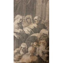 Heel oude prent JoannesSpeccard in G.Sadler Scalp.