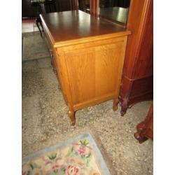 Barok eiken ladekast commode in queen anne stijl