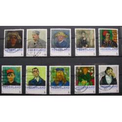 van Gogh, de complete set (40 stuks)keurig rondgestempeld